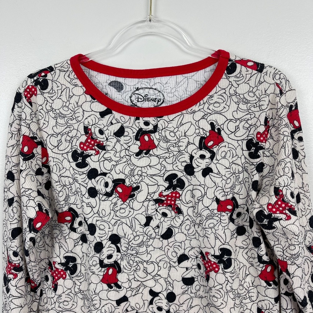 Disney‎ Thermal Pajama Shirt Sz L - Picture 3 of 8